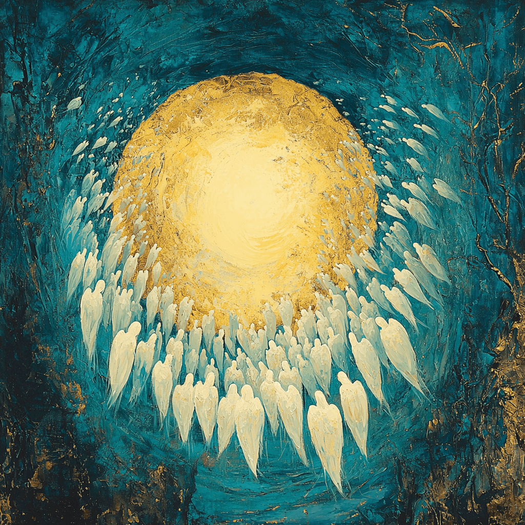 William Blake Inspired Celestial Serenade - DIY Painting By Numbers Kit