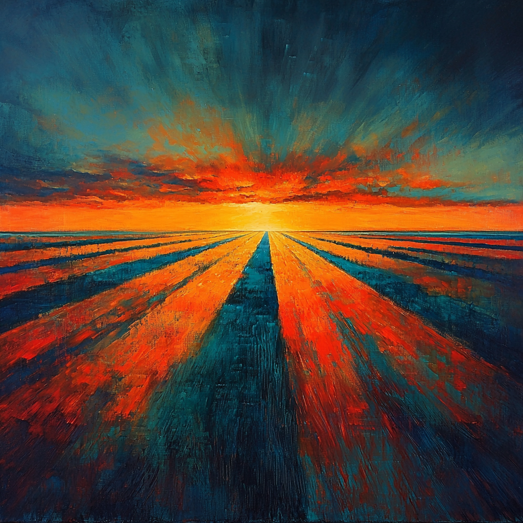 Caravaggio Inspired Chasing The Horizon DIY Paint By Numbers