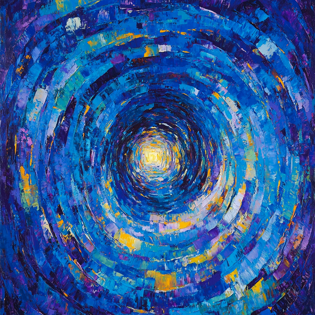 Paul Cézanne Inspired Ethereal Vortex Numbered Painting Kits