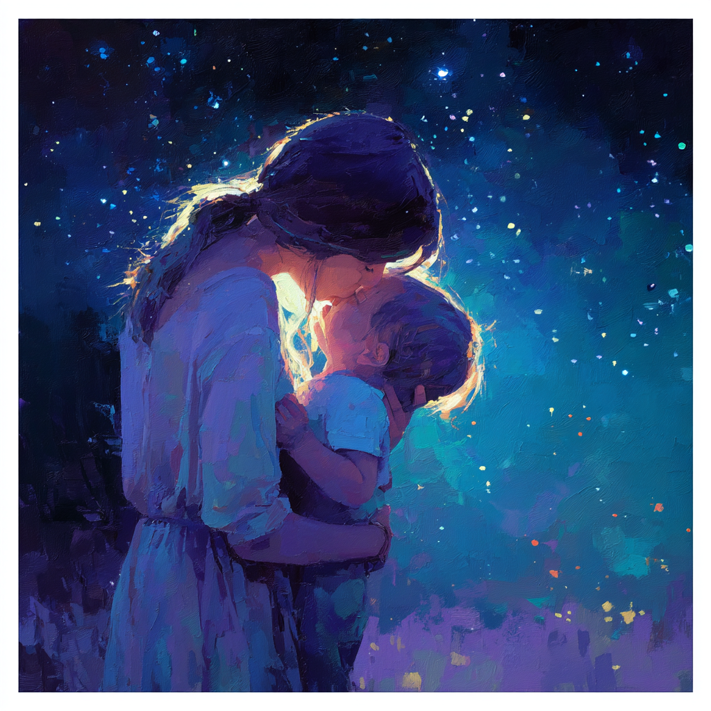 Kisses In The Moonlight Painting By Numbers Kit