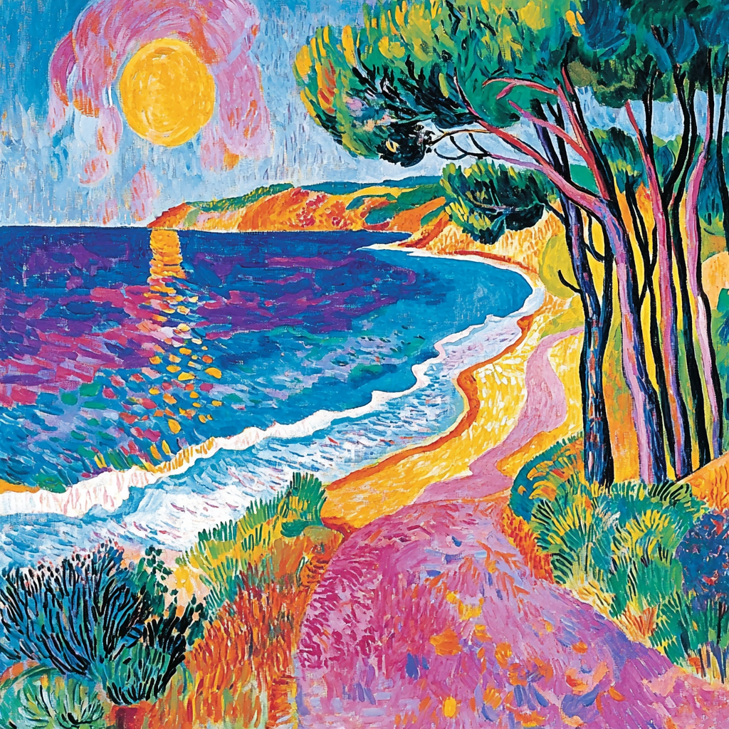 Henri Matisse Inspired Aegean Splendor Painting Number Kit