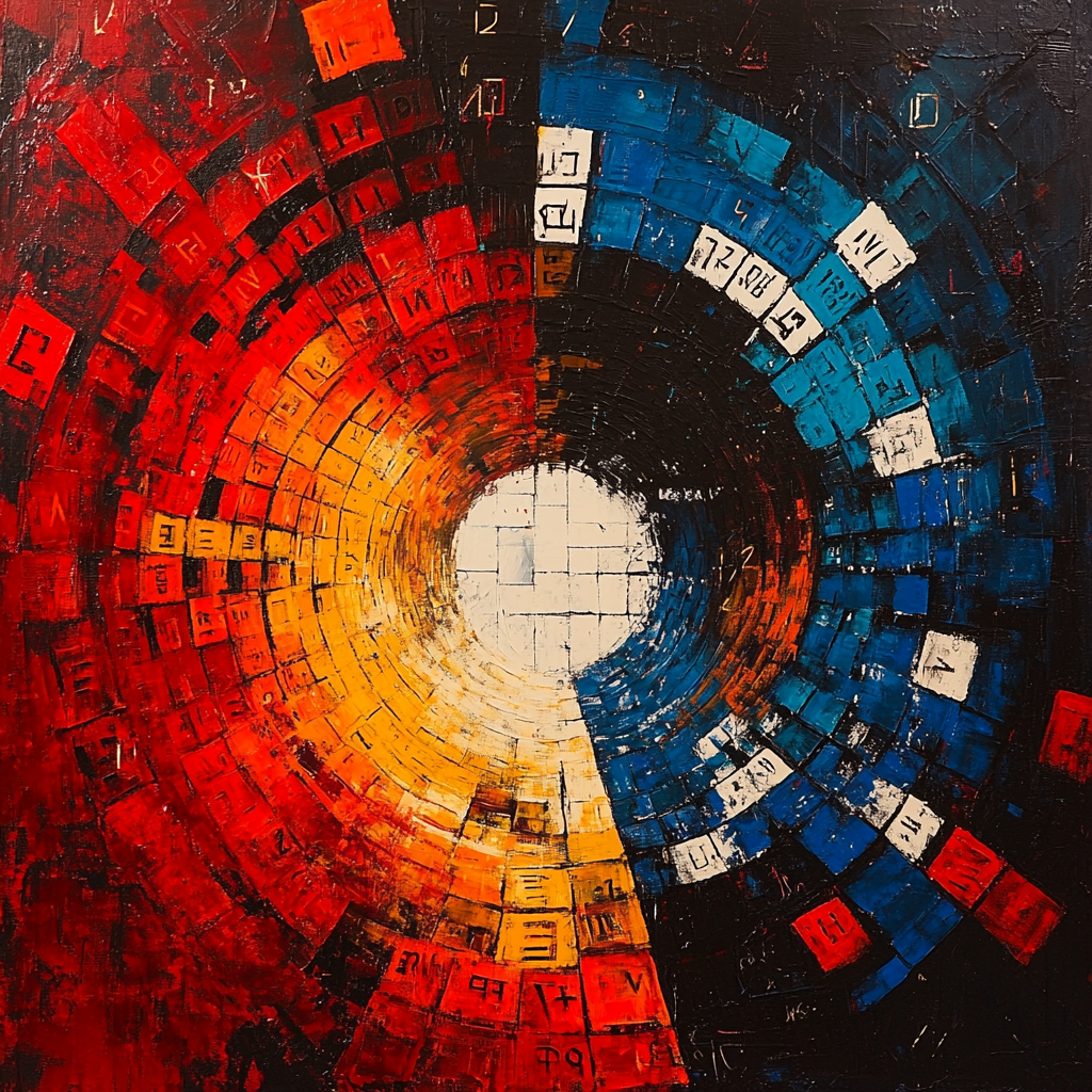 Jean-Michel Basquiat Inspired Nebula Echoes Of Identity Paint by numbers art