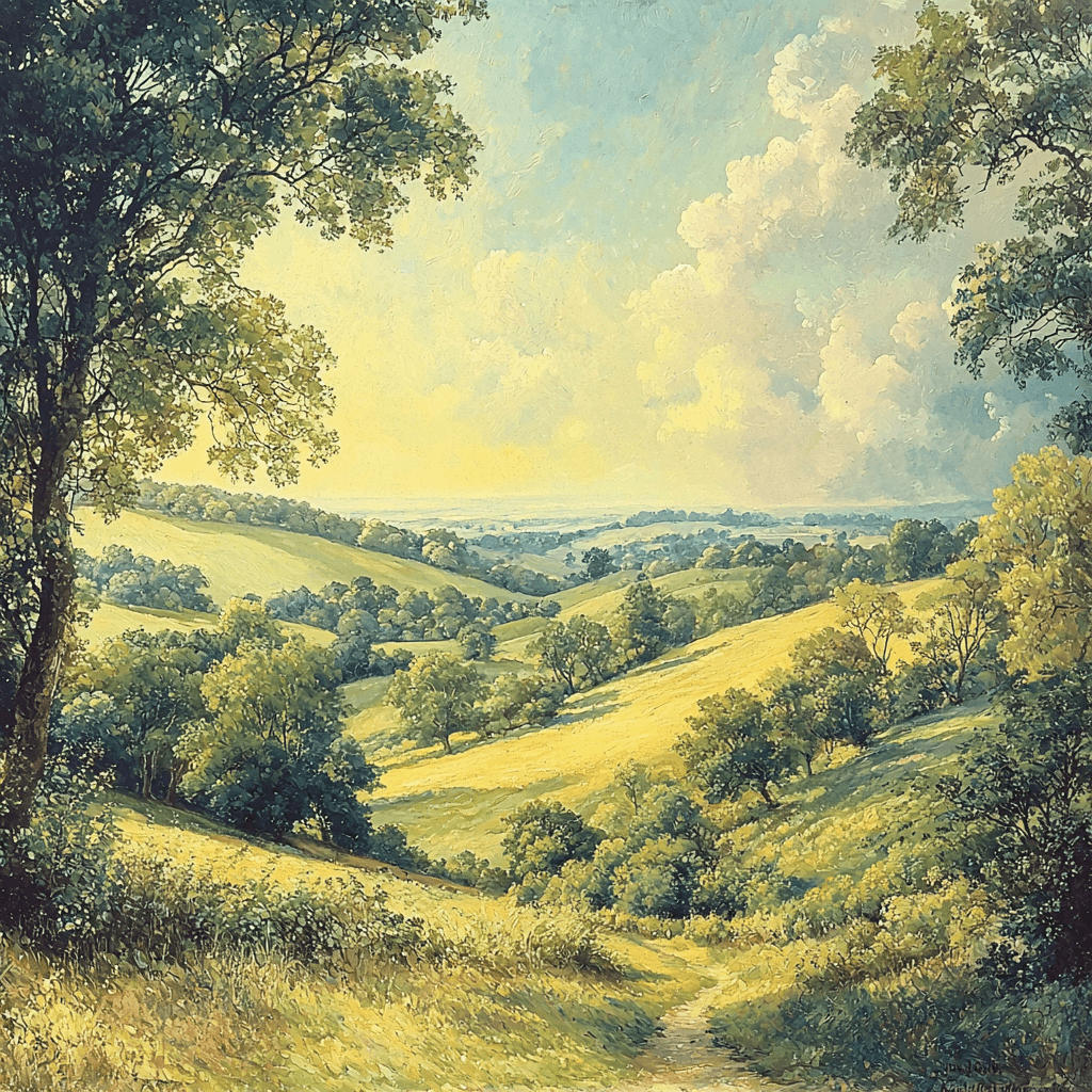 John Constable Inspired Pastoral Countryside Bliss DIY Paint By Numbers
