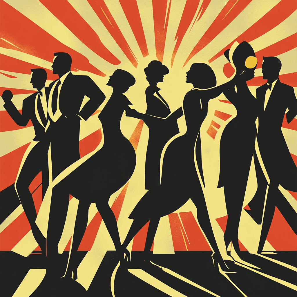 Henri De Toulouse-Lautrec Inspired Nightclub Poster paint by number