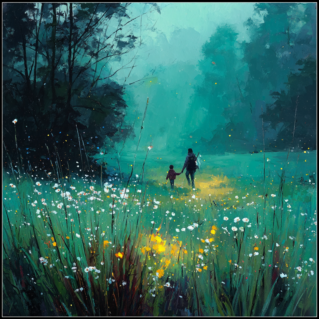 Morning Dew Of Motherly Love Number Painting