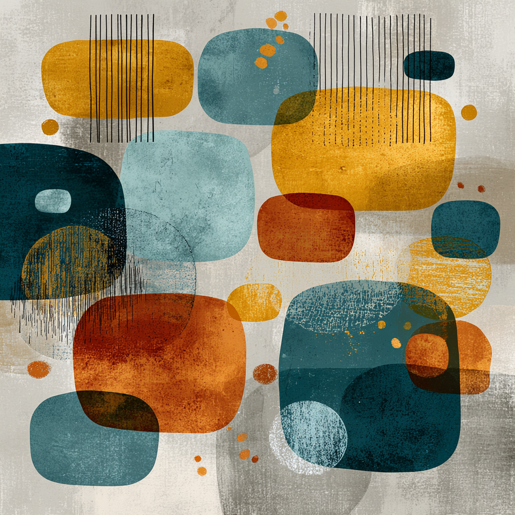Paul Klee Inspired Dream Map Paint by numbers art
