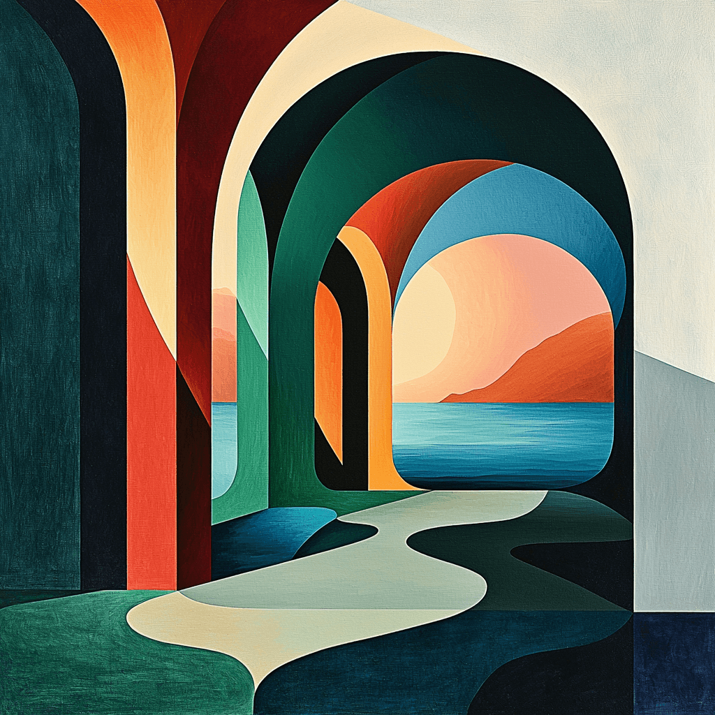 Caravaggio Inspired Sublime Equilibrium Number Painting