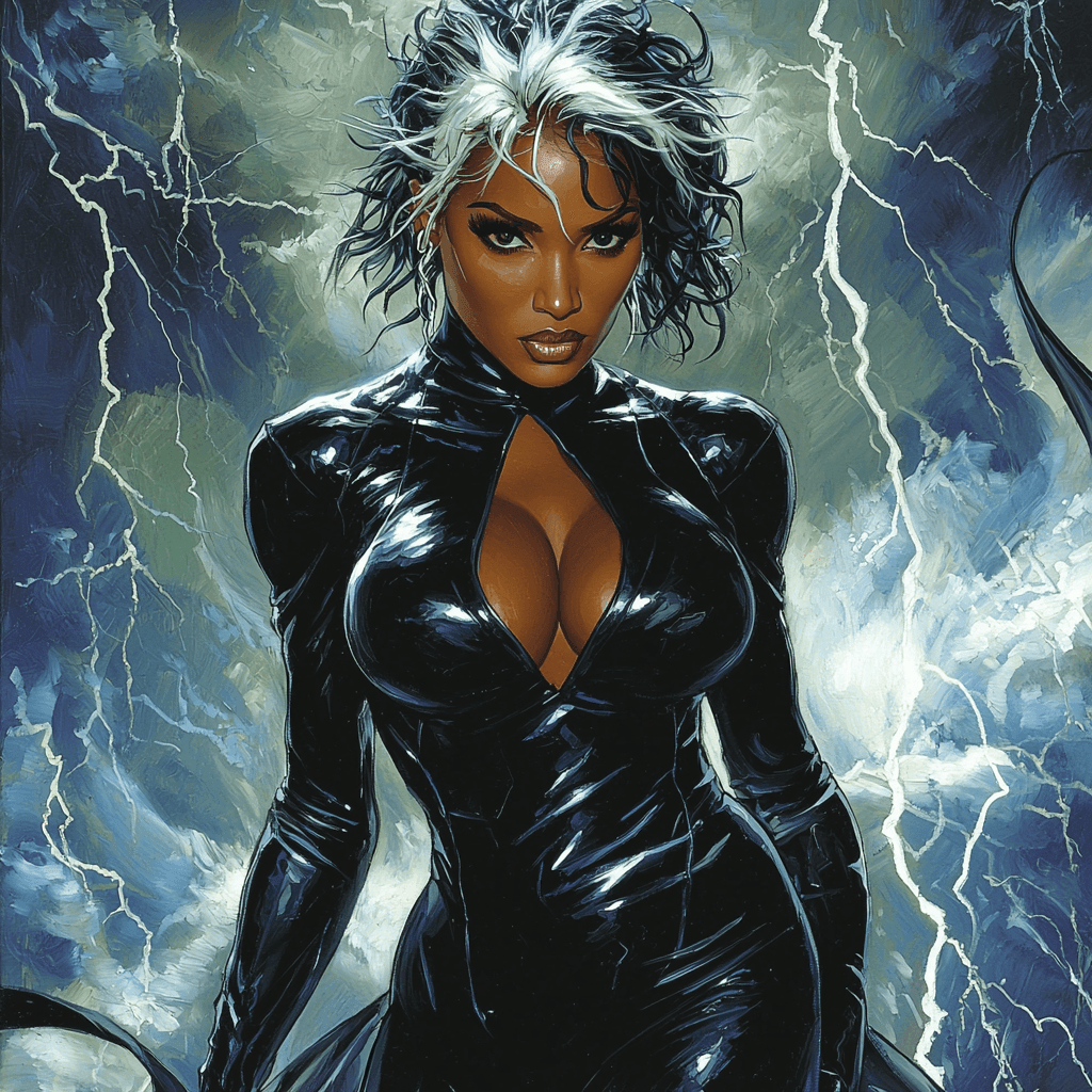 Halle Berry: The Fierce Elegance Of Storm Paint By Numbers Kits