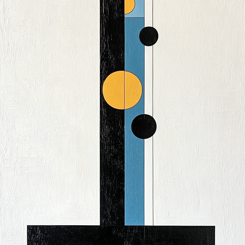 Kazimir Malevich Inspired Primary Axis Ascension painting number kit