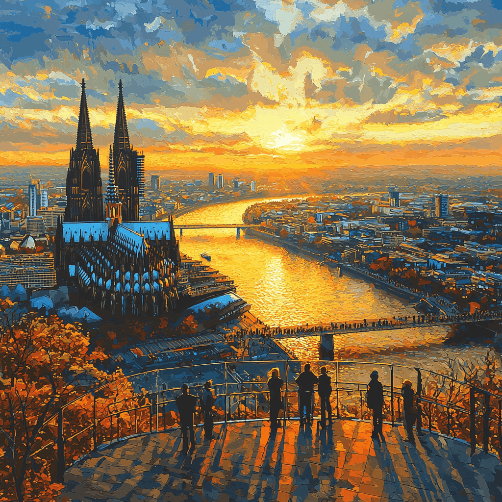 Köln Triangle Painting Number Kit