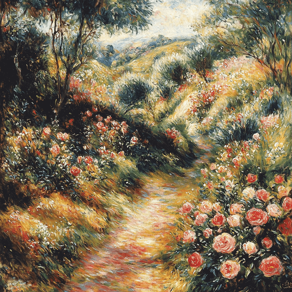 Pierre-Auguste Renoir Inspired Rays Of Spring Paint By Numbers