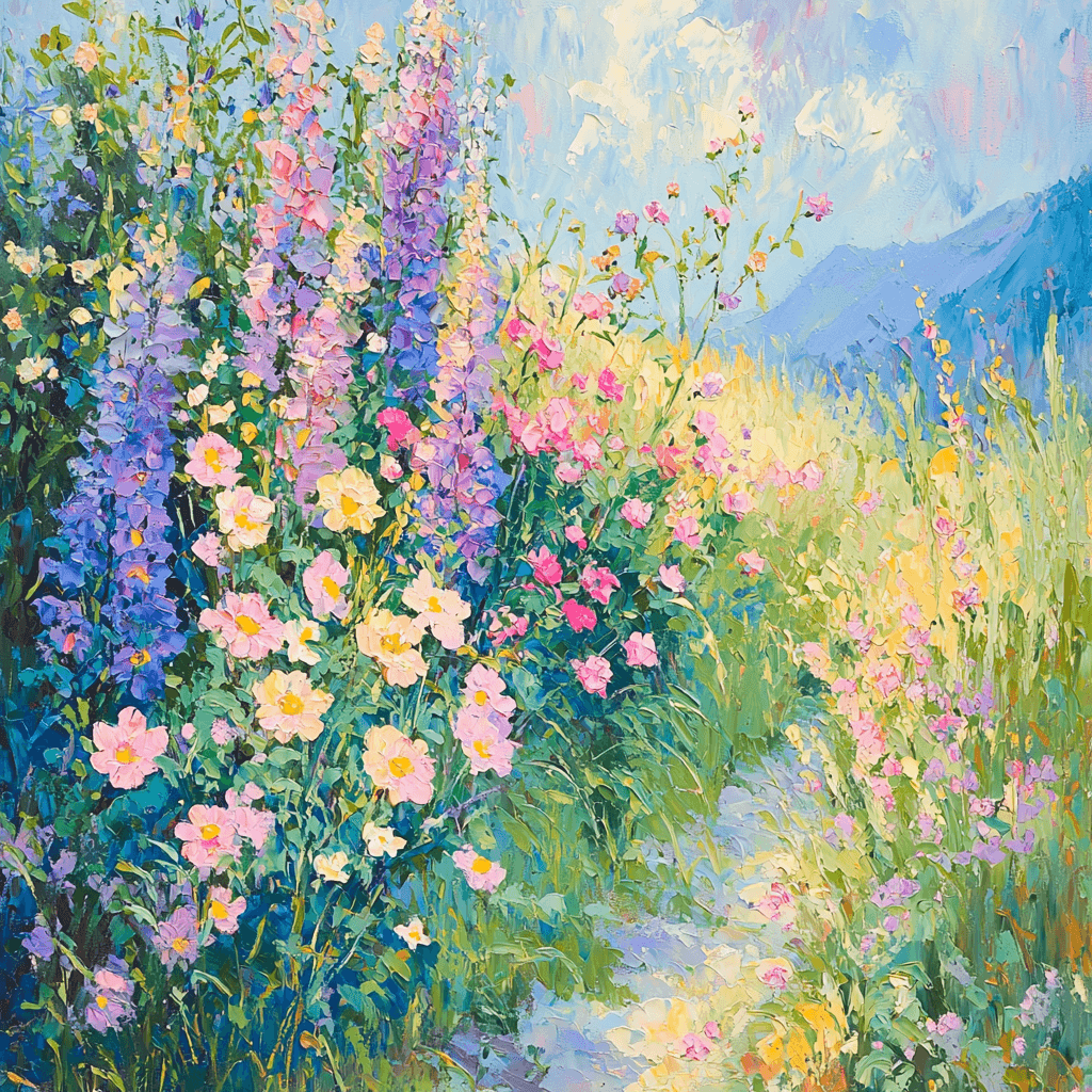 Claude Monet Inspired Serene Landscape Escape DIY Paint By Numbers