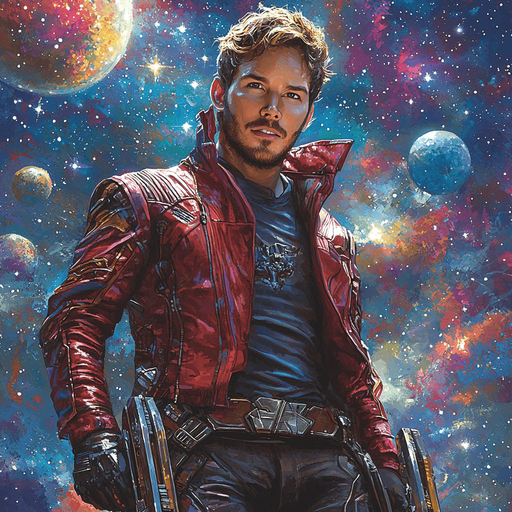 Chris Pratt: From Guardian To Adventurer Extraordinaire DIY Paint By Numbers