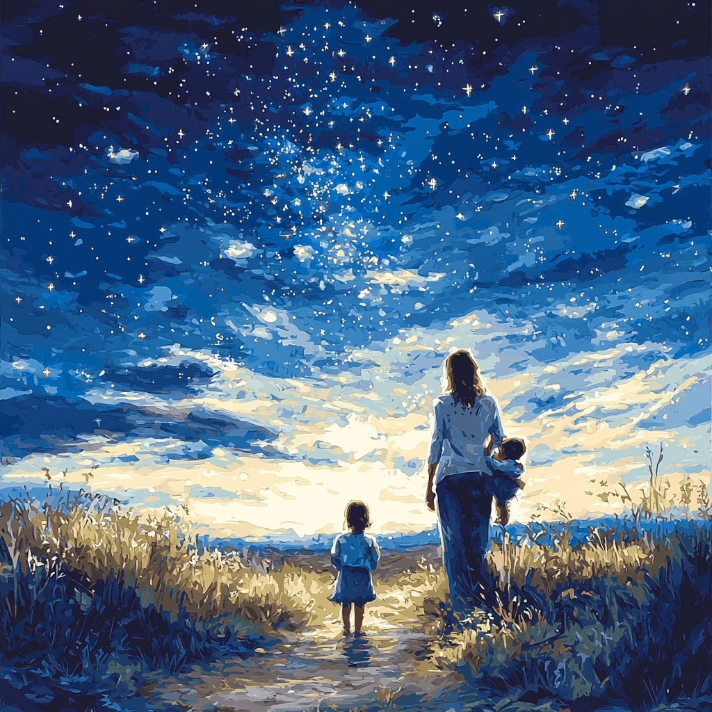 Skies Of Inspiration DIY Paint By Numbers