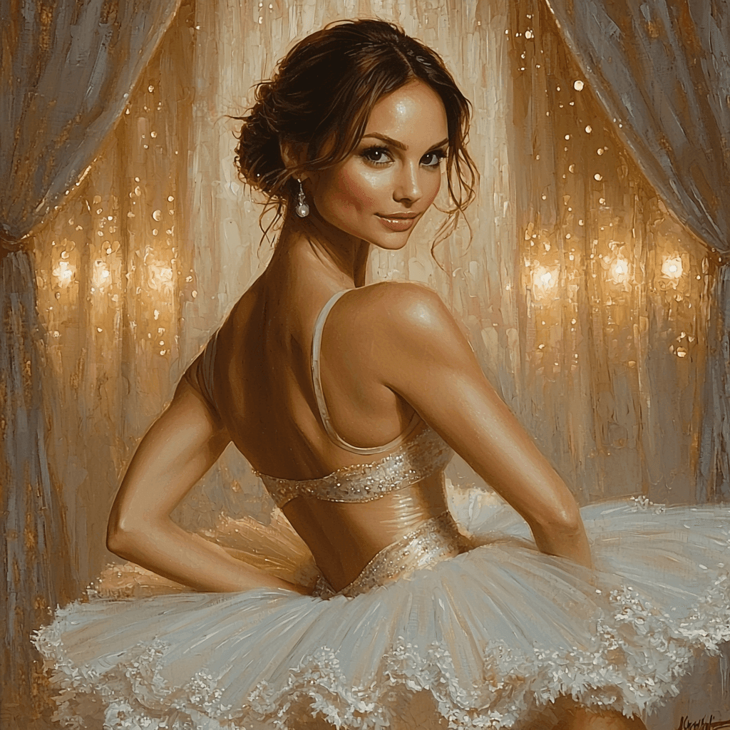 Natalie Portman: A Dance Of Grace And Strength Painting Number Kit