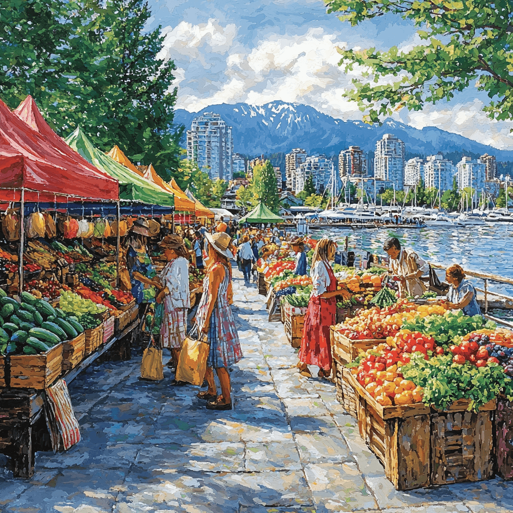 Granville Island - Vancouver Painting Number Kit