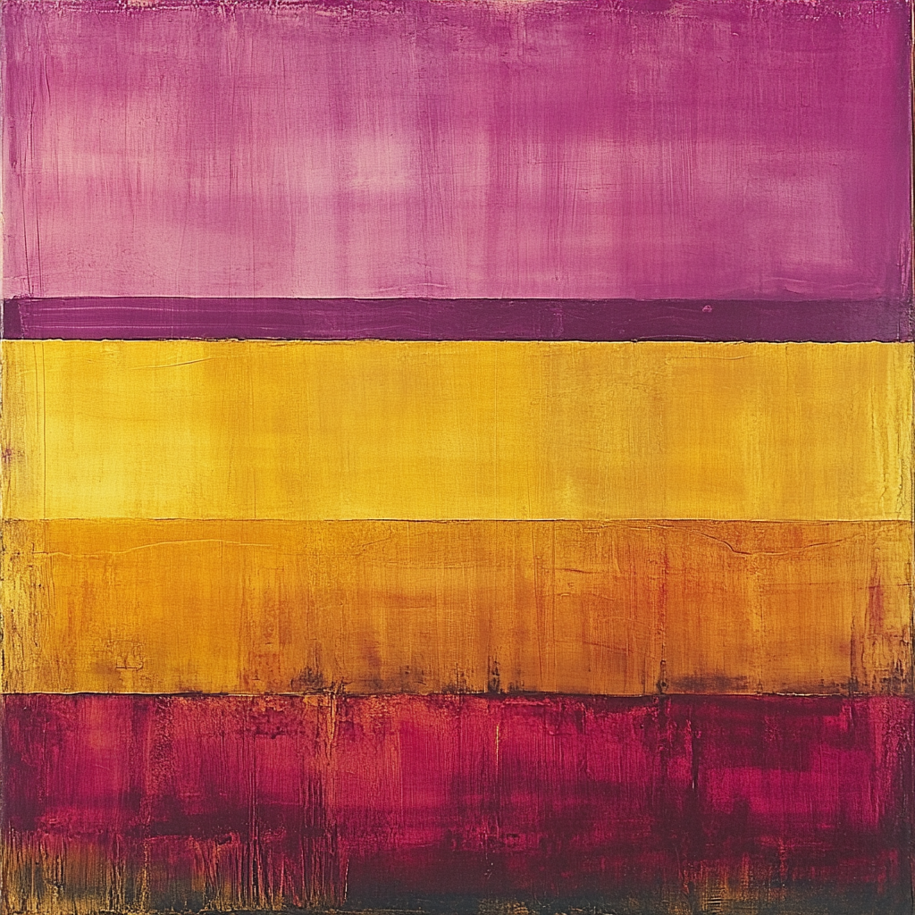 Mark Rothko Inspired Desert Dusk Painting by numbers kit