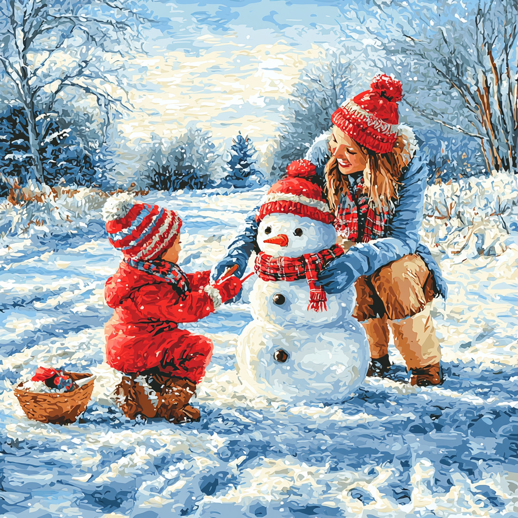 Winter Cheer Paint By Number