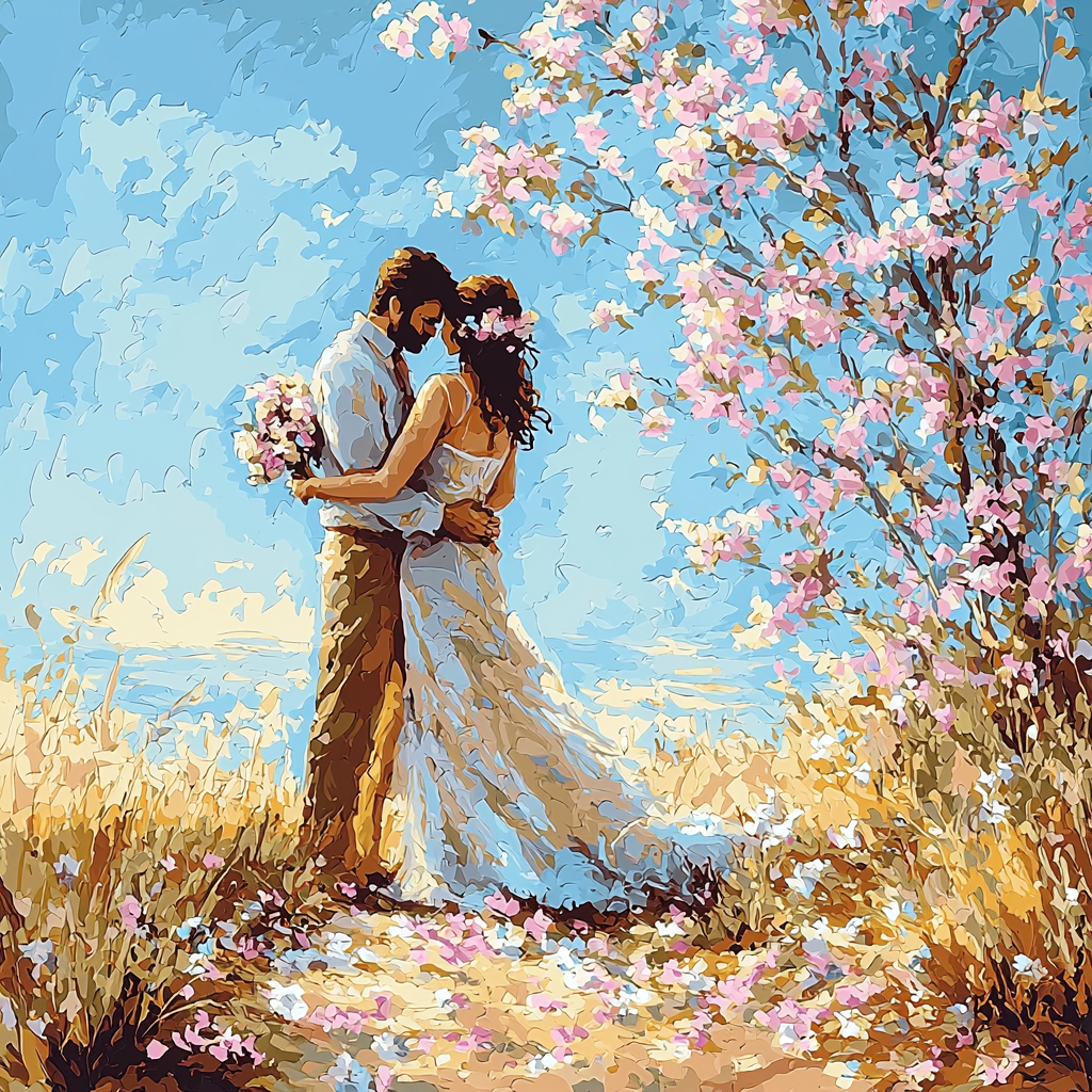 Nature's Cuddle Number Painting