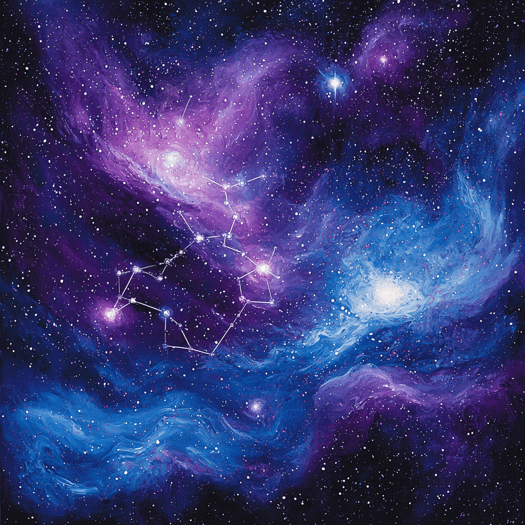 Salvador Dalí Inspired Celestial Connections Number Painting