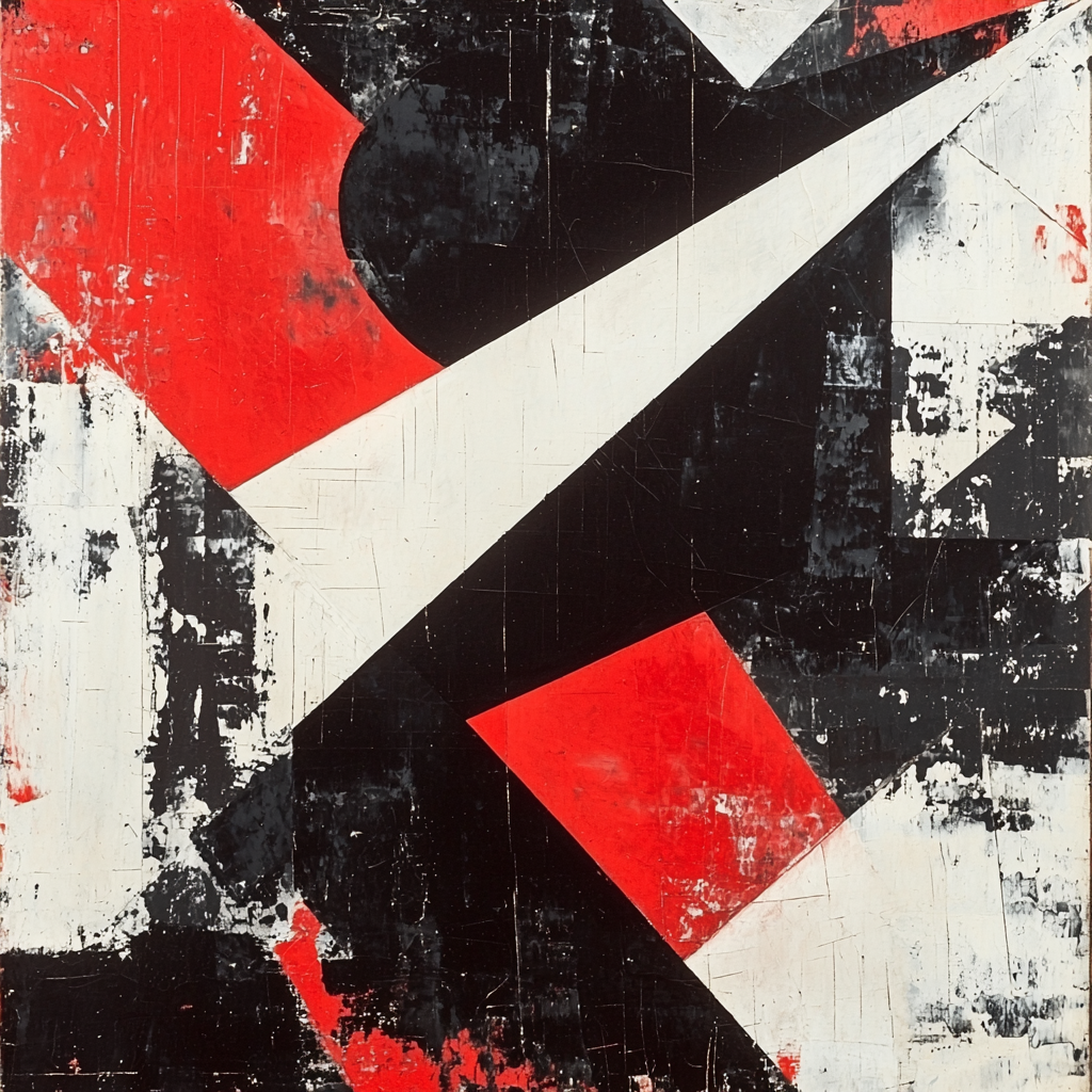 Kazimir Malevich Inspired Quiet Disruption Paint By Color