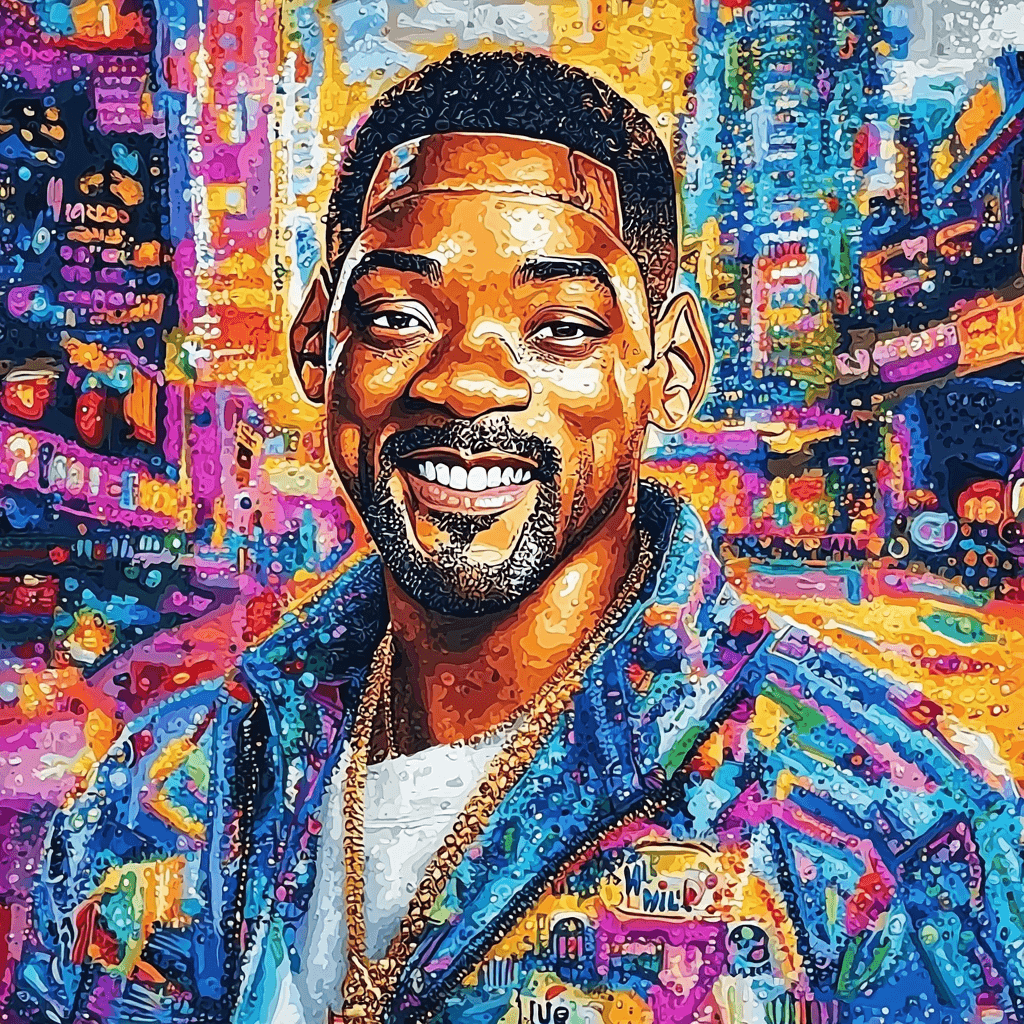 Will Smith: The Charismatic Legend Of The Silver Screen Paint By Numbers