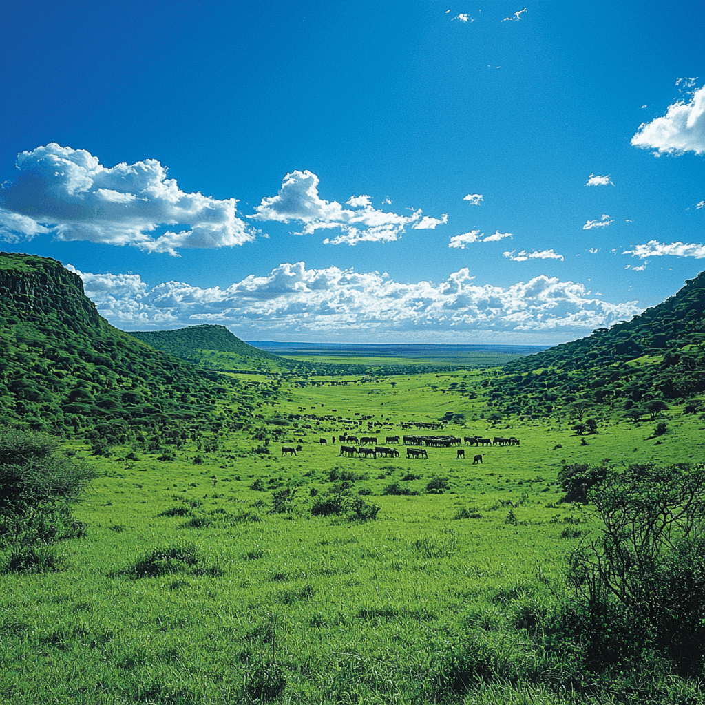 Ngorongoro Crater - Tanzania Painting Number Kit