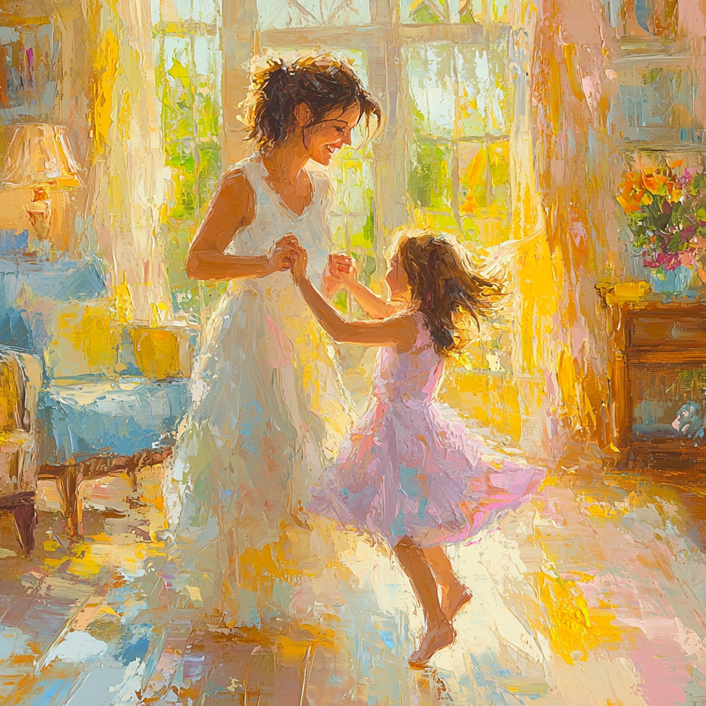 A Dance Of Joy Number Painting