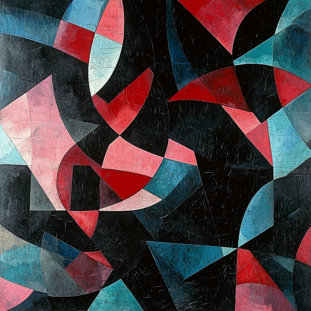 Kazimir Malevich Inspired Abstract Dimensions Paint By Color