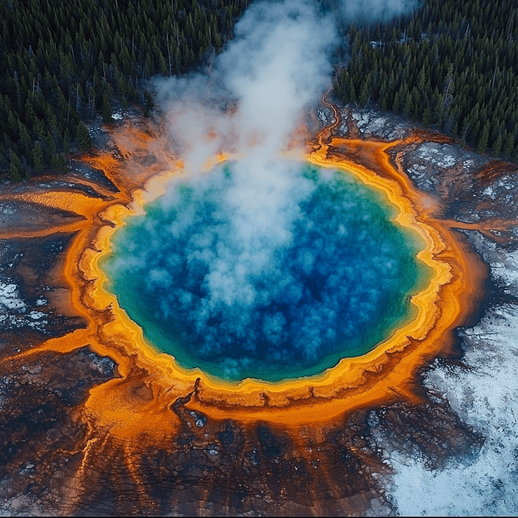 Grand Prismatic Spring - USA Paint By Numbers