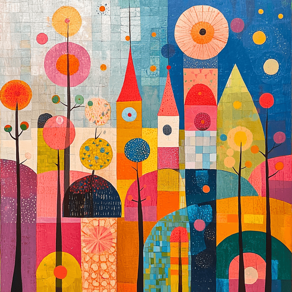 Paul Klee Inspired Childlike Imagination Painting By Numbers Kit