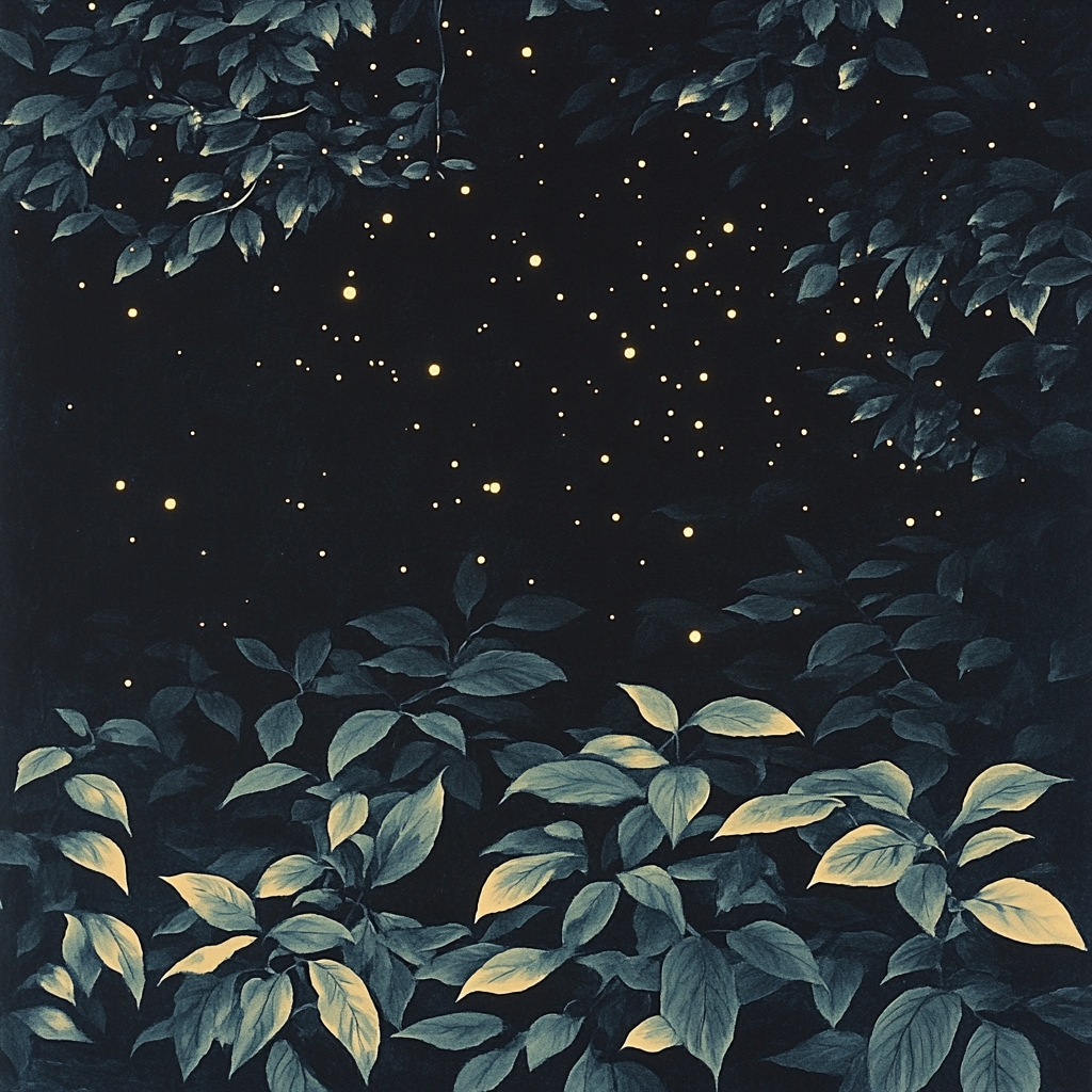 Caravaggio Inspired Firefly Glade paint by color