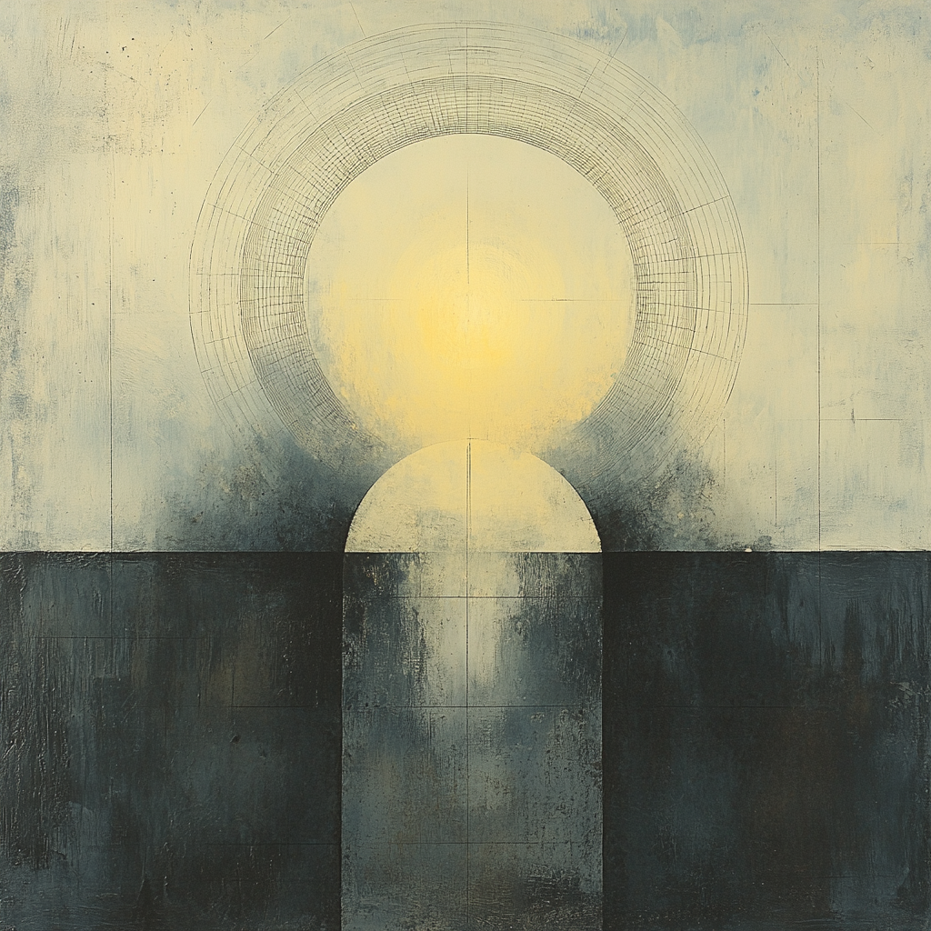 Paul Klee Inspired Lunar Cartography paint by number