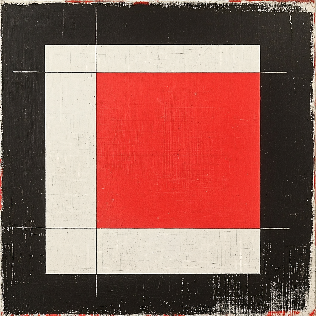 Kazimir Malevich Inspired Visual Clarity Numbered Painting Kits