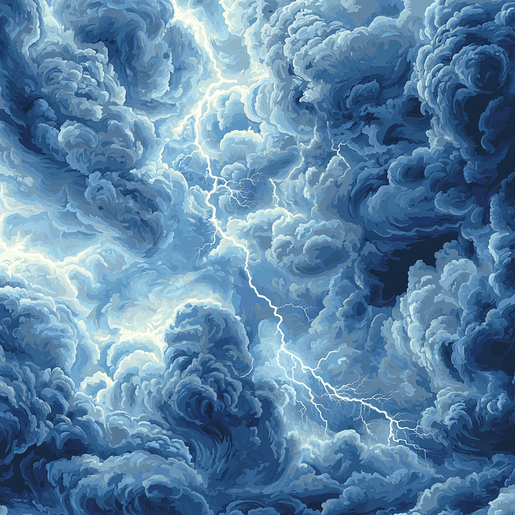 Michelangelo Inspired Sculpted Storm Paint By Numbers