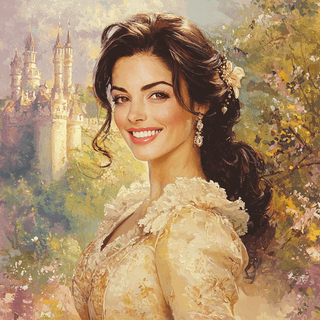 Anne Hathaway: A Fairytale Dreamer In Reality DIY Paint By Numbers