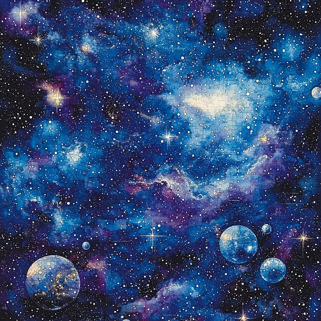 Georges Seurat Inspired Celestial Abundance Paint By Number