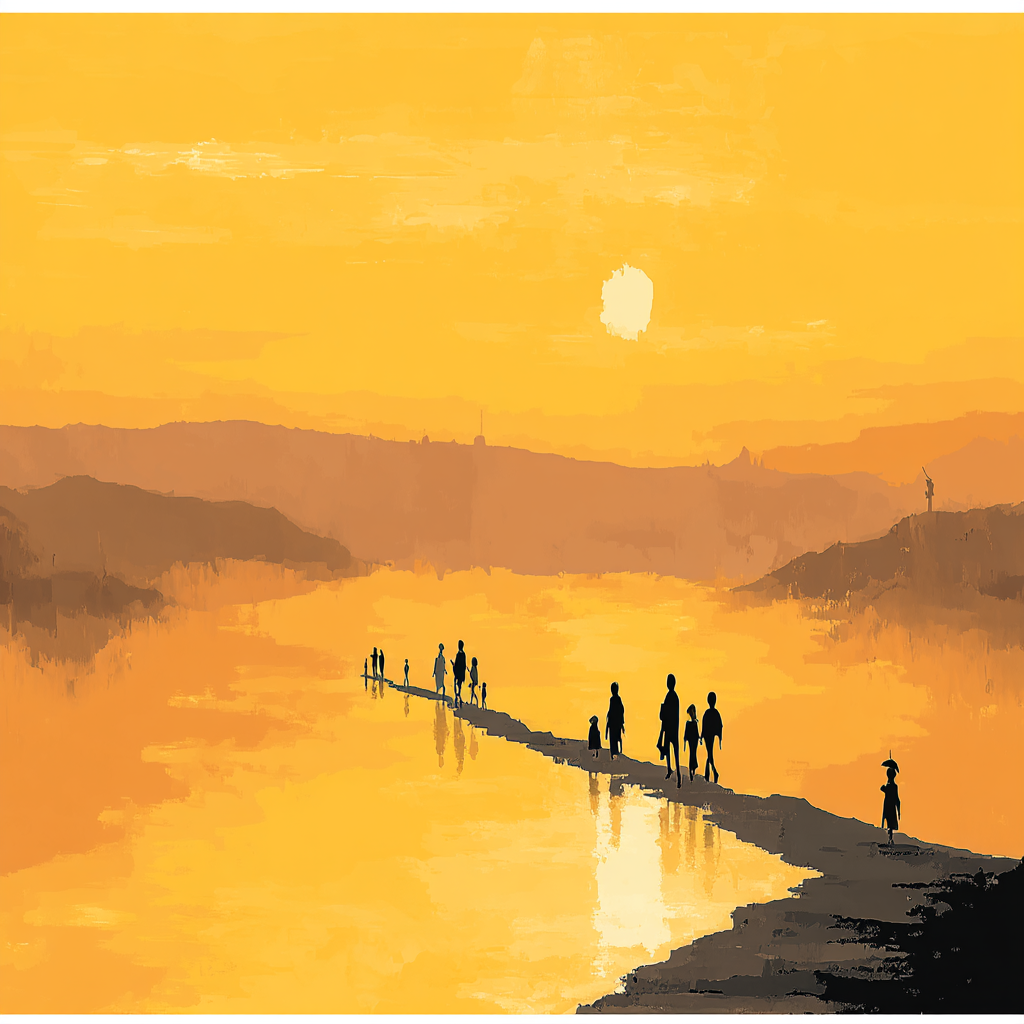 Golden Hour Glow Painting By Numbers Kit