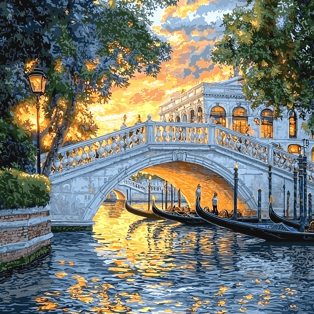 Ponte Dei Sospiri Paint By Color