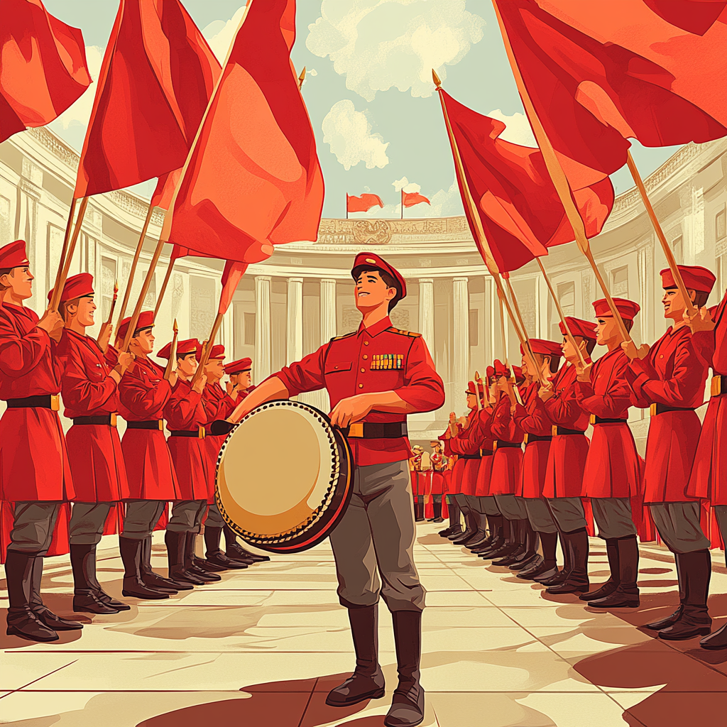 Li Shang Drum Call Number painting