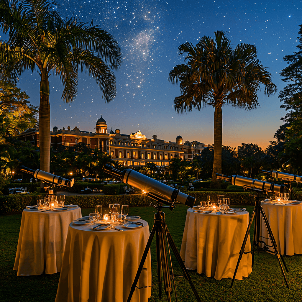 Mount Nelson Star Gazing - Cape Town Painting By Numbers Kit