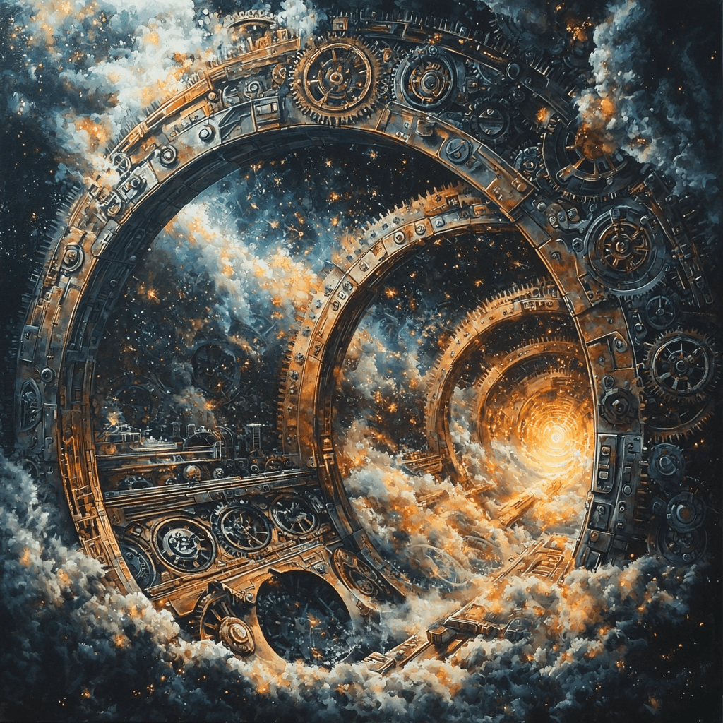 H.P. Lovecraft Inspired Steampunk Machine Universe Paint By Numbers Kits