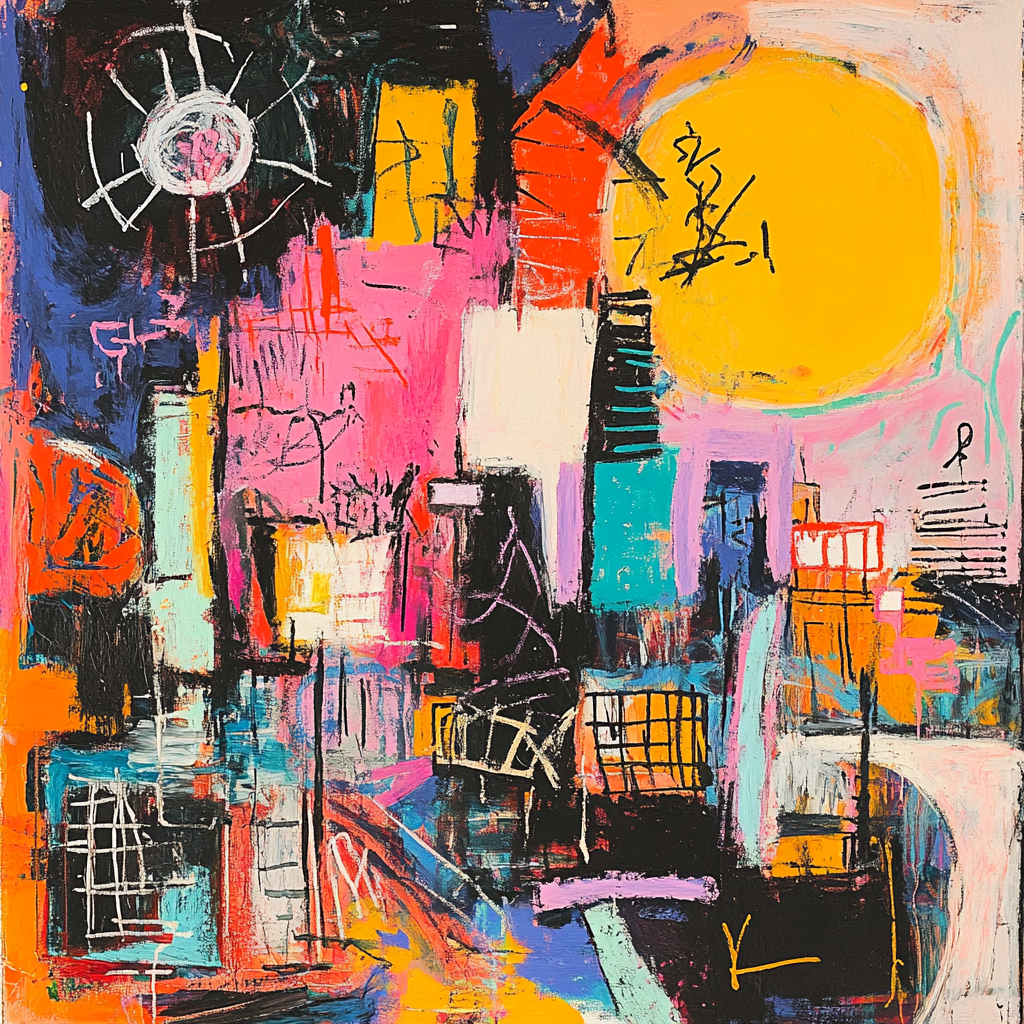 Basquiat Inspired Urban Symbolism Paint by numbers kits