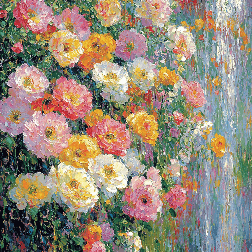 Monet Inspired Cascading Blooms Paint By Numbers Kits