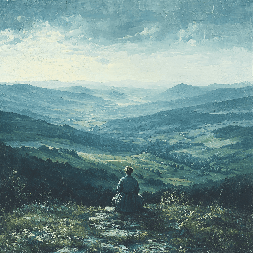 Friedrich Inspired Sublime Solitude Paint By Color