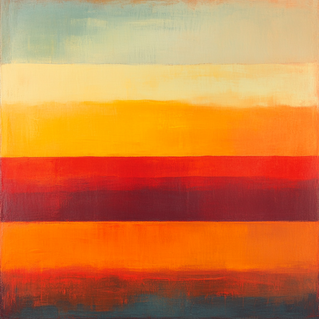 Rothko Inspired Emotional Landscape Painting by numbers kit