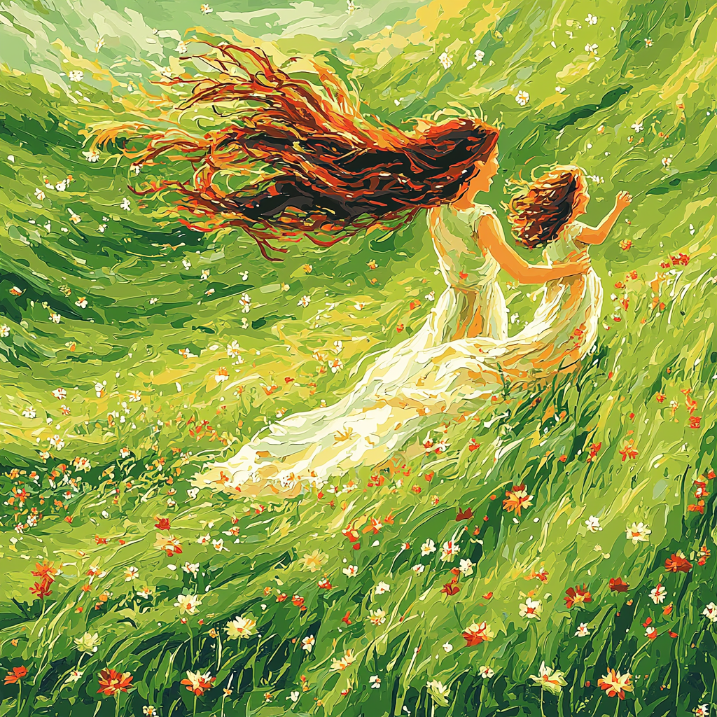 Windswept Meadow Paint By Numbers Art