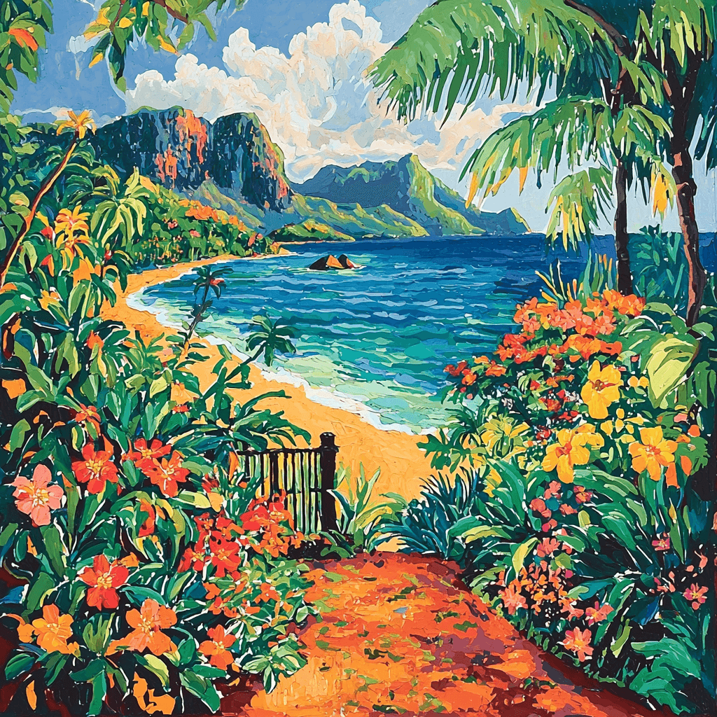 Paul Gauguin Inspired Visions Of Paradise DIY Paint By Numbers