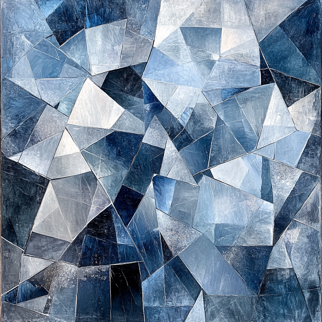 Pablo Picasso Inspired Cubist Crystal Still Life Painting by numbers kit