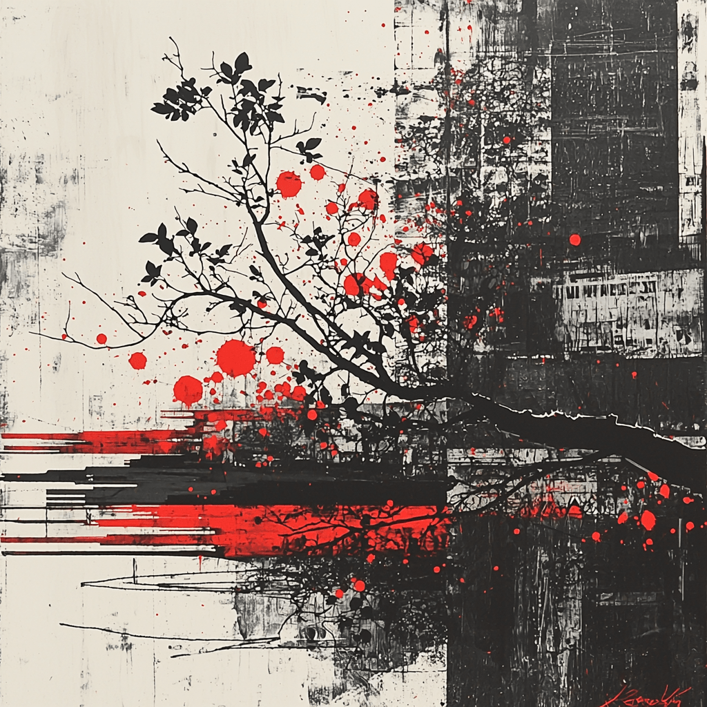 Banksy Inspired Nature's Resilience Paint By Color